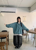 [unisex] Nekoda Two-Way String Color Wind Jumper