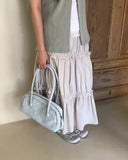 Hachu Tiered Midi Skirt