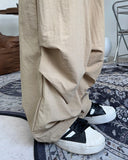Freak pintuck nylon balloon pants