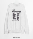 Tonmode Cats Printing Over Sweatshirt