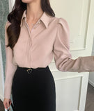 Tiens Puff Shirt Blouse
