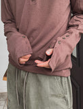 Keritz Over Henley Neck Long Sleeve