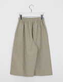 Muoi Banding Dot Crop Bermuda Cotton Pants