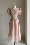 S/S Acid Puff Flare Sha One Piece