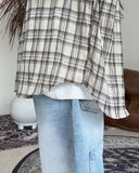Mielo Wrinkle Check Shirt