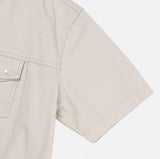 Bundry Waist Snap Pocket Short Sleeve Shirt
