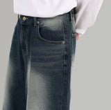 Tinted Half Bermuda Jeans
