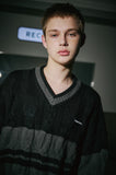 Cable Waffen V-Neck Knit