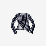 Mondini Velvet See-Through Unbalanced T-shirt
