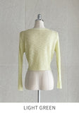 Rant V-neck Summer Knit Short Cardigan
