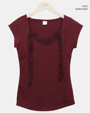 Reya Halter Short Sleeve T-shirt