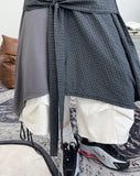DL Layered Check Skirt