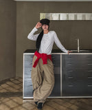 Heart Pocket Parachute Cargo Pants