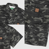 Camo Leather Patch Shirt