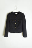 wool terry bookle tweed jacket