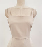 Kaz Notch Flare Bustier One Piece