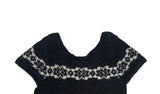 Ulba Snowflake Nordic Short Sleeve Knit
