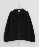 Gilmen Collar Quilting Over Cardigan