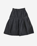 Suspender Long Pleated Skirt