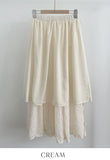 Elvia Lace Surgical Tiered Banding Skirt