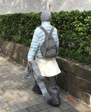 SUEDE FRILL MIDI SKIRT