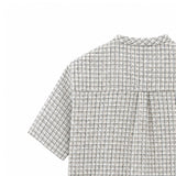 Nowell Check Tweed Short Sleeve Shirt