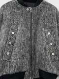 Sharp mohair Blouson