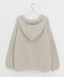 Hetlo Cable Hood Knit Cardigan