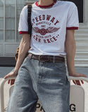 Speedy Printing Ringer Short Sleeve T-shirt
