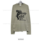 Deep press ribbed warm t