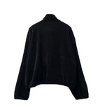 LETTERING PIPING TRACK ZIP-UP