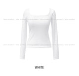 Linky Back Double Strap Square Long Sleeve