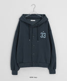 [Unisex] Simenp Printing Over Hood Cardigan