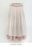 Deor Thuwal Banding Double Tulle Skirt