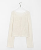 Tomiru Knit Strap Boucle Cardigan