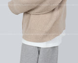 Bed Hood Knit Zip up