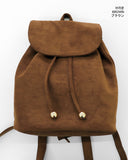 Boot String Suede Velvet Backpack