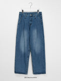 Mvendi Washing Denim Wide Pants