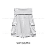 Summer Folding Cargo Pocket Bermuda Pants