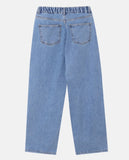 Novaine Wide Banding Denim Pants