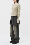 (W) Doson Belted Skirt