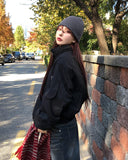 Malt Two-Way High-Neck Flight Jacket