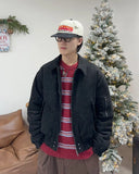 Rica Suede Quilted Flight Jumper