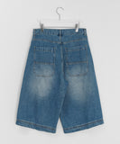[unisex] Purfuri Washing Denim Bermuda Pants