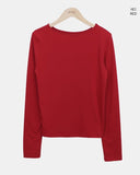 Denny Slim Fit Plain Basic T-Shirt