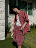 Dio Color Dying Over Short Sleeve Shirt
