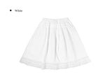 Buring Frill Tiered Lace Flare Midi Skirt