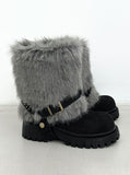 1188 Fur Warmer Platform Mid Boots