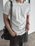 [LAN ARCHIVE] Side Shirring Short Sleeve T-Shirt