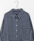 [unisex] Meuroi Over Check Shirt